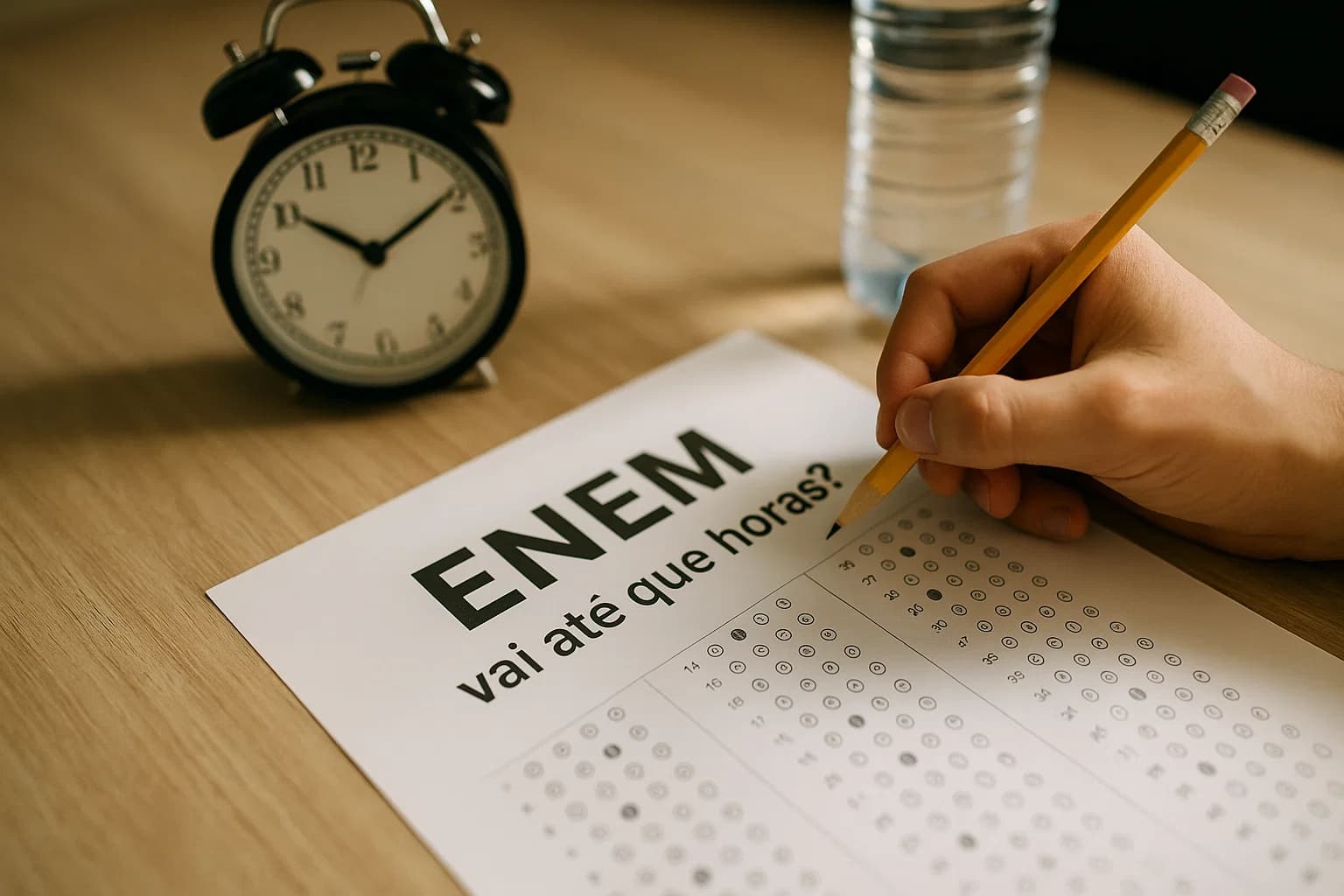 Enem vai até que horas?