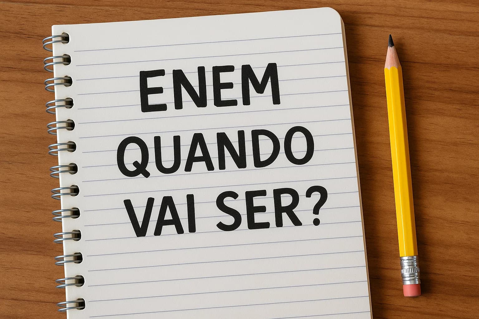 ENEM Quando Vai Ser?