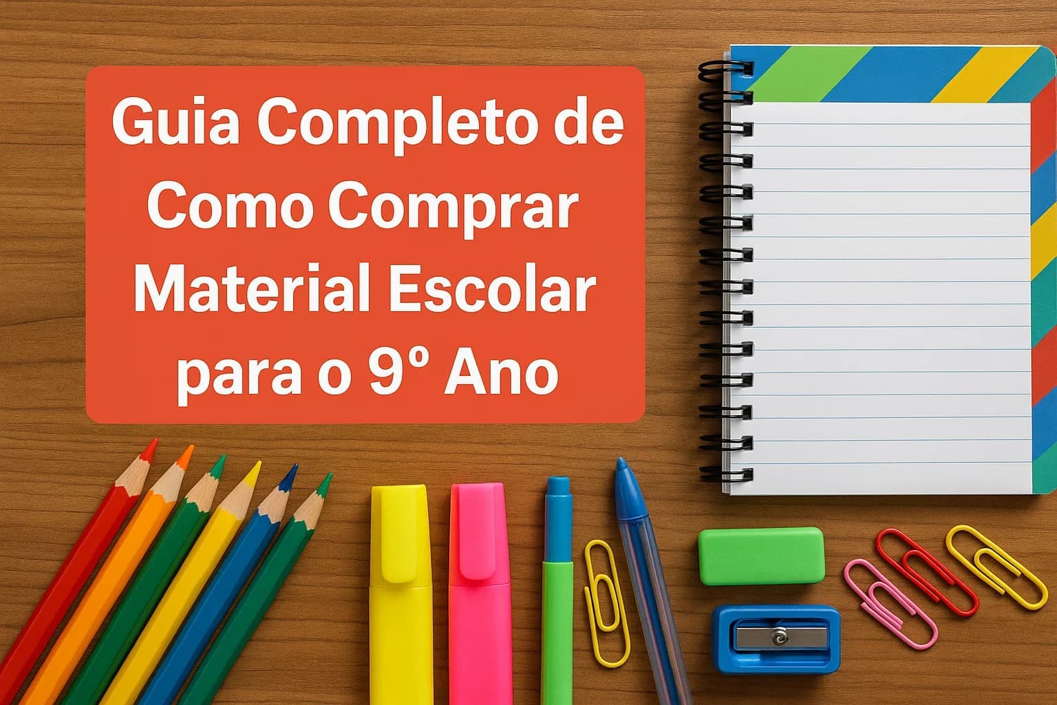 Guia de Como Comprar Material Escolar para o 9º Ano (Imagem: Cotecompare)