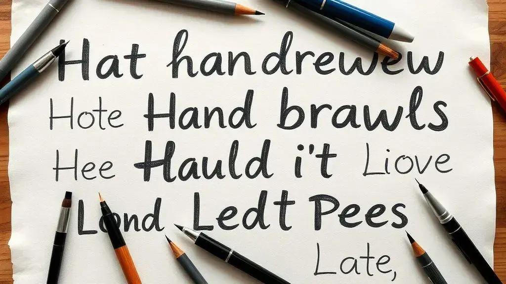 o que e lettering​