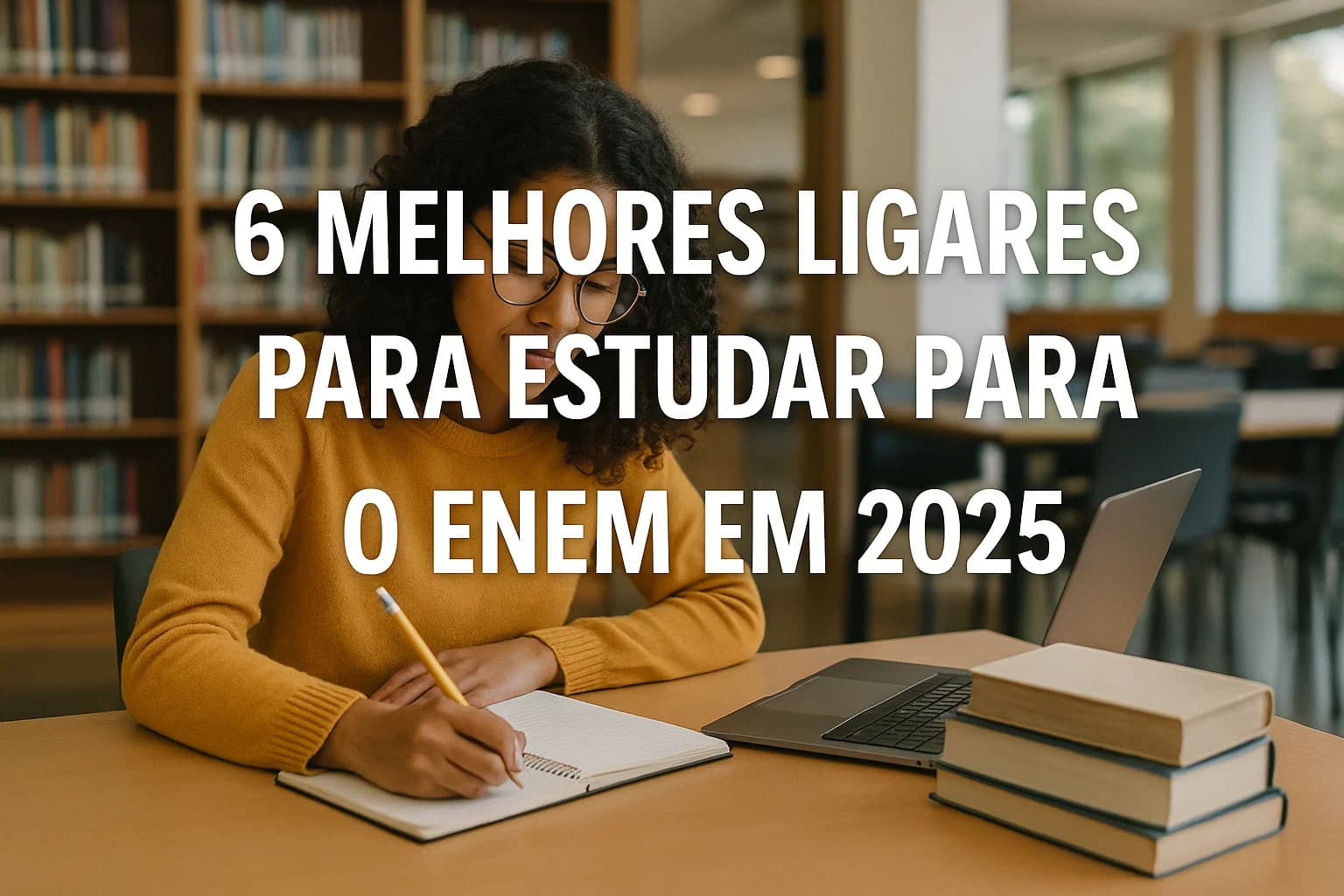 6 melhores lugares para estudar para o ENEM em 2025