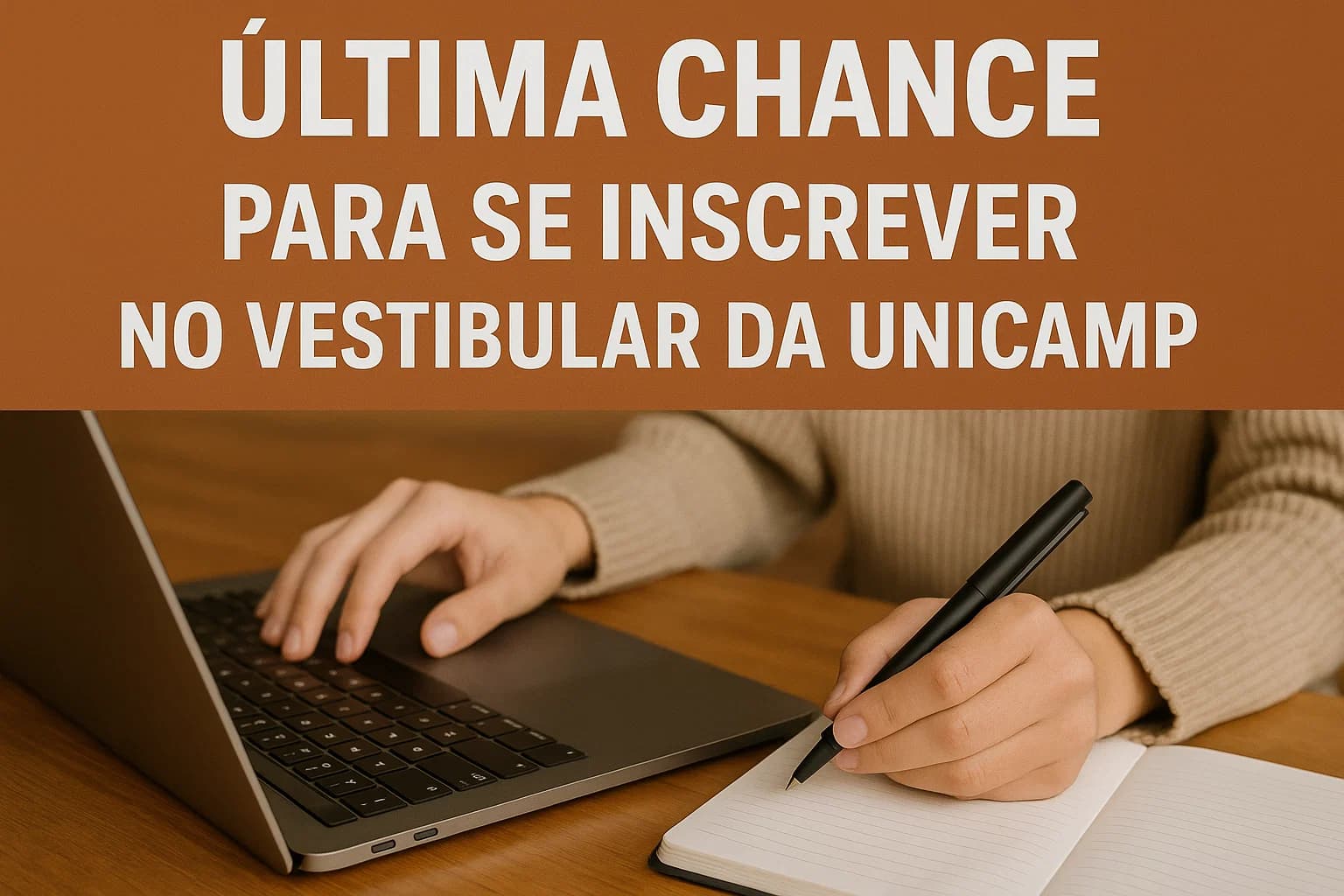 Última chance para se inscrever no vestibular da Unicamp