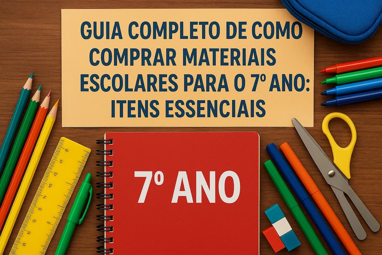 Guia Completo de Como Comprar Materiais Escolares para o 7º Ano: Itens Essenciais