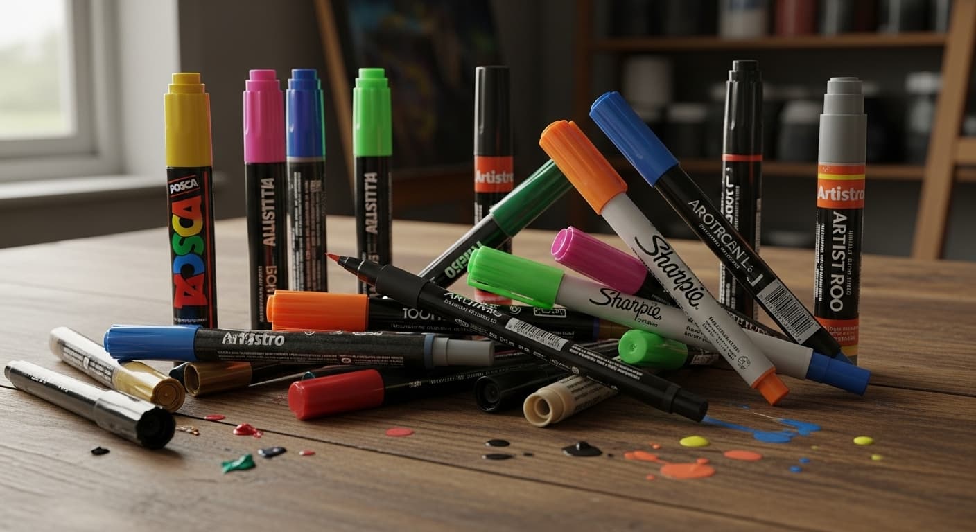 Qual canetinha é boa para pintar? Conheça as opções